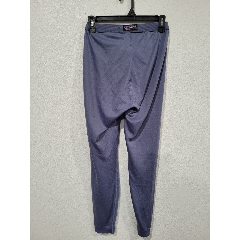 Patagonia Capilene Base Layer Leggings Blue Womens Small Made in USA Pants #10 - Picture 5 of 8